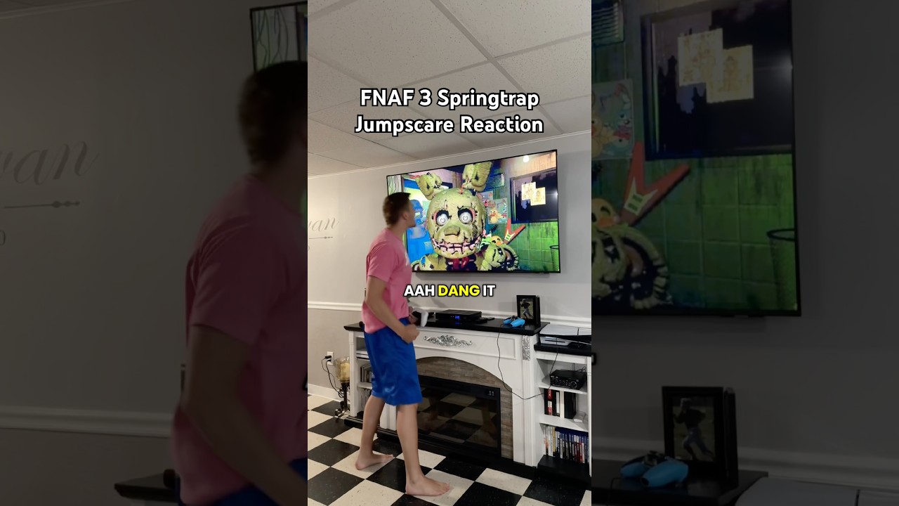 FNAF 3 Springtrap Jumpscare Reaction! 🐰