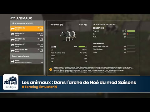Les Animaux Dans Larche De Noé Du Mod Saisons 34