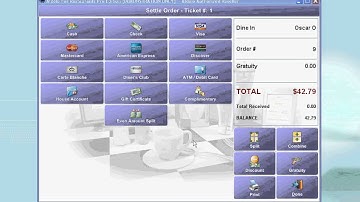 Aldelo Point of Sale Tutorial - How to recall a ticket and settle it