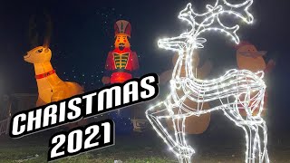 New GE LED Christmas Decorations From Lowe's Added To The Inflatble Display