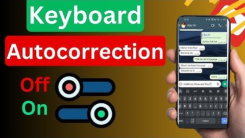 How to Turn On or Off Autocorrect For Android And Oppo Devices #keyboardsettings