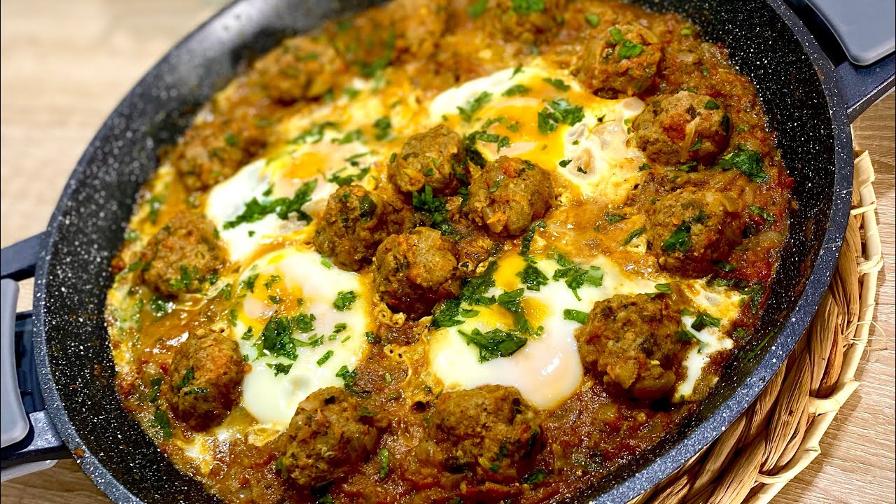 DÉLICIEUX TAJINE DE KEFTA ET ŒUFS 🤤 (Idée de repas facile & rapide) YouTube