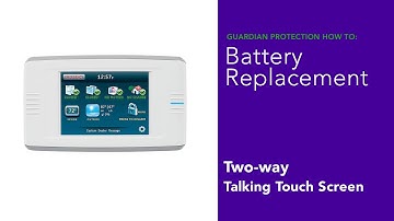 How to Replace the Battery for an Interlogix Talking Touch Screen Security Panel