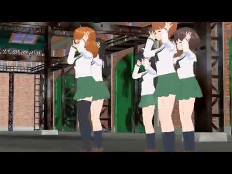 [mmd] ラズベリーモンスター [あんこうチーム]