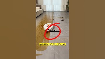 Sàn nhà anh ấy như được nhuộm màu mới khi thử nghiệm chú robot lau nhà này gây ra