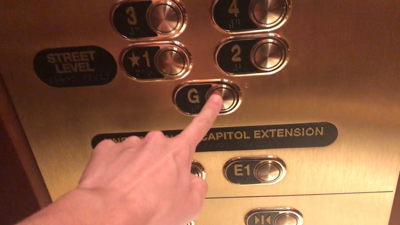Posh lift / elevator at the Texas Capitol building in Austin, Texas