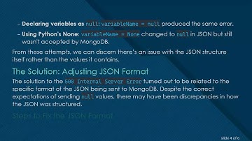 Resolving 500 Internal Server Error When Sending JSON to MongoDB with Postman