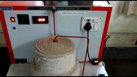 Heat Transfer Lab (17MEL67) Stefan Boltzmann constant