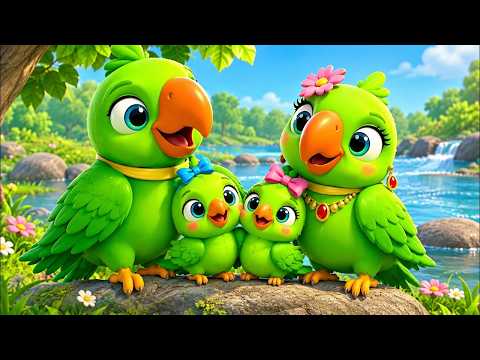 I'm a Parrot, I'm a Parrot | I'm a Green Parrot | Mithu Mithu | Rhymes for Kids | Parrot Song