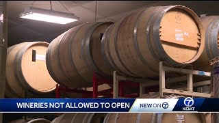 Wineries left out while breweries allowed to reopen