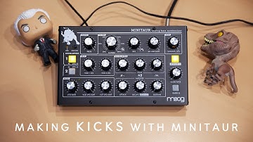 How To Make Kicks with Moog Minitaur | Sound Design Tutorial
