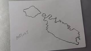 How To Draw The Map Of Malta? Kif Tpinġi L-Mappa Ta Malta?