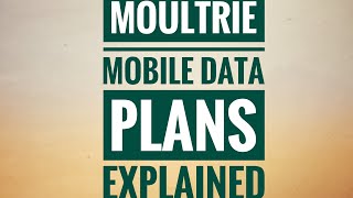 Moultrie mobile Data Plans!!
