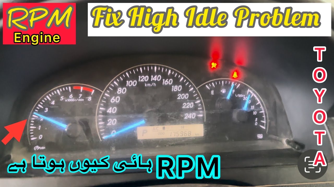 How to Fix High RPM Problem Of Toyota Camry - YouTube