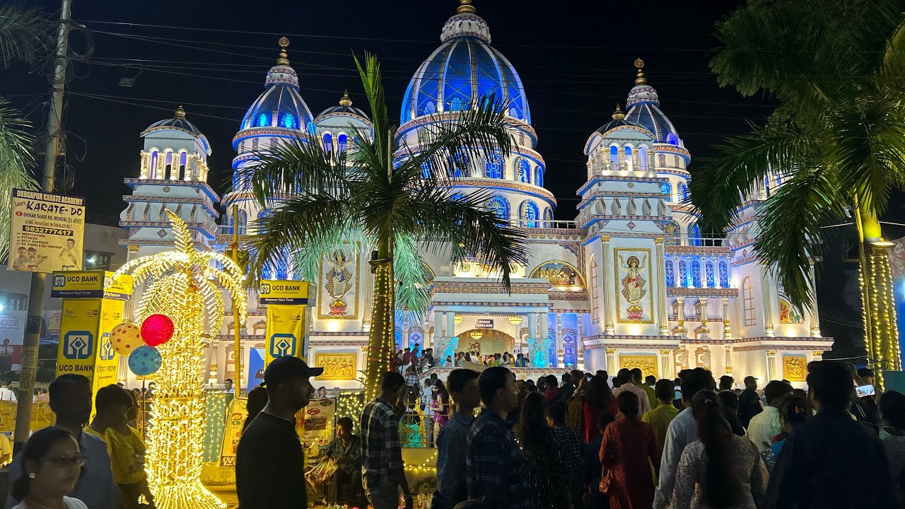 Mayapur Pandal in Durgapur Very Beautiful happy Dussehra 