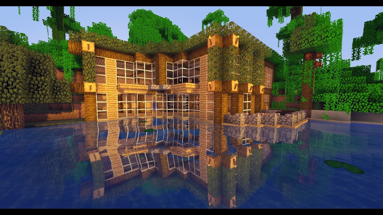 A Minecraft  House  Cinematic with Sildurs Shaders  and 
