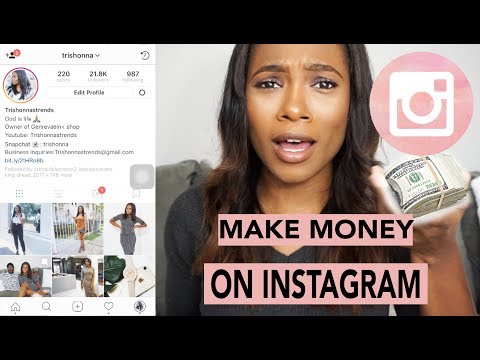 ... brand deals are a great way to make quick money with your instagram account...