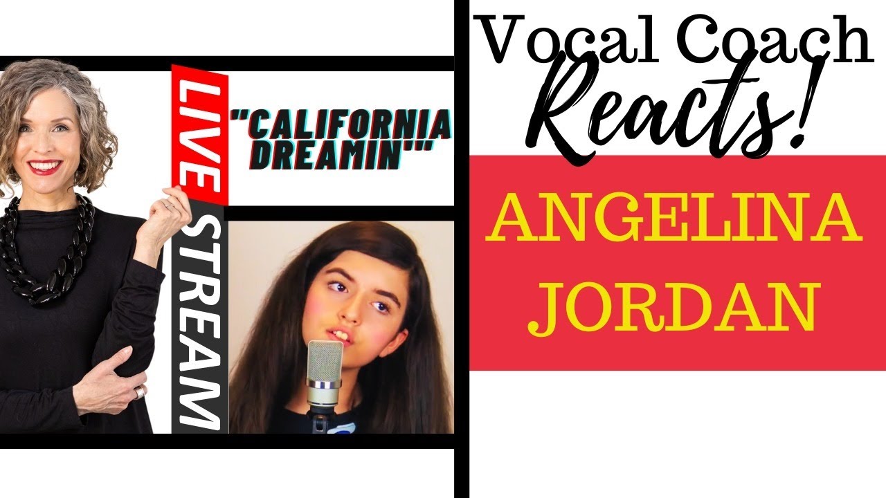 РЕАКЦИЯ В ПРЯМОМ ЭФИРЕ: Анджелина Джордан «МЕЧТЫ О КАЛИФОРНИИ» | Преподаватель вокала реагирует и...