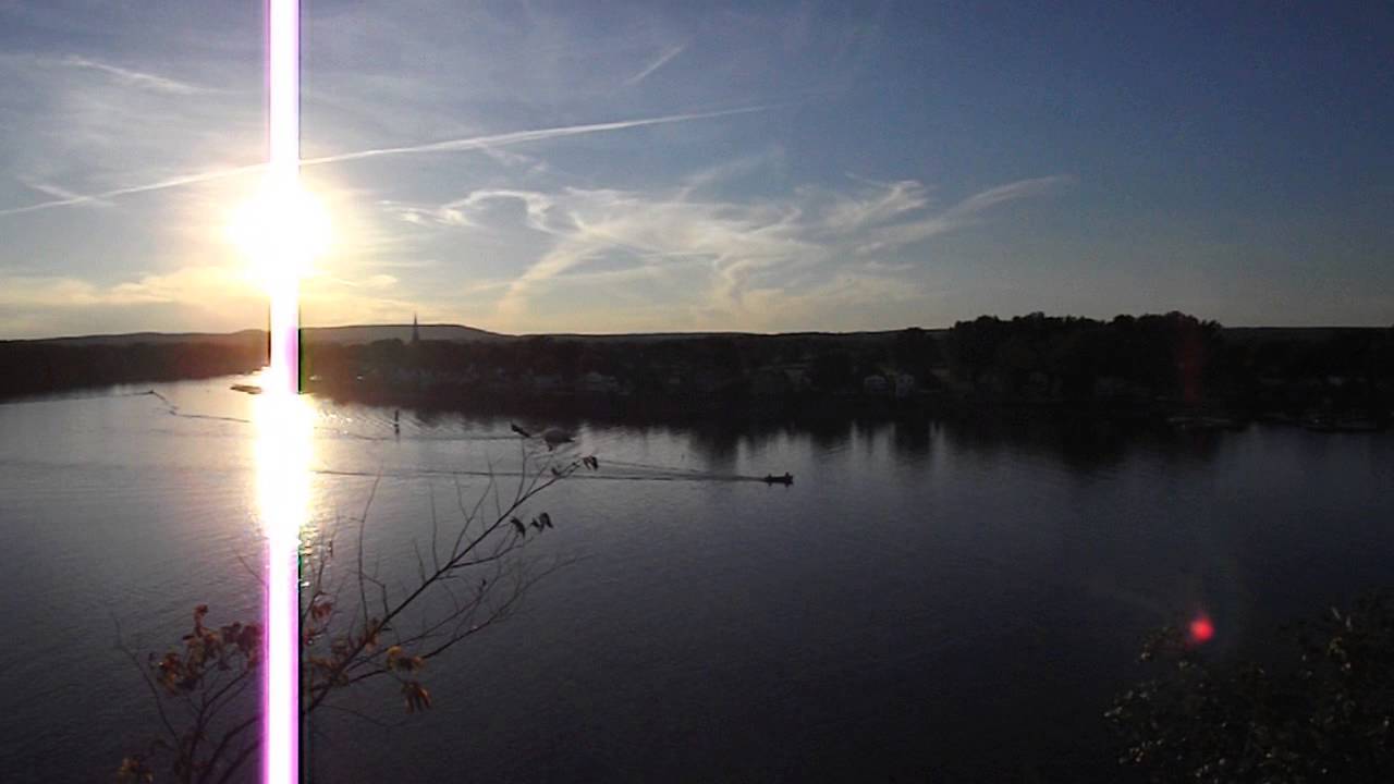 View of Ottawa River from lookout, Rockcliffe Parkway, near Boathouse