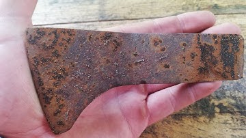 Little Old Rusty Axe Restoration