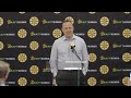 Sturm speaks with the media following 2-1 L vs TBL