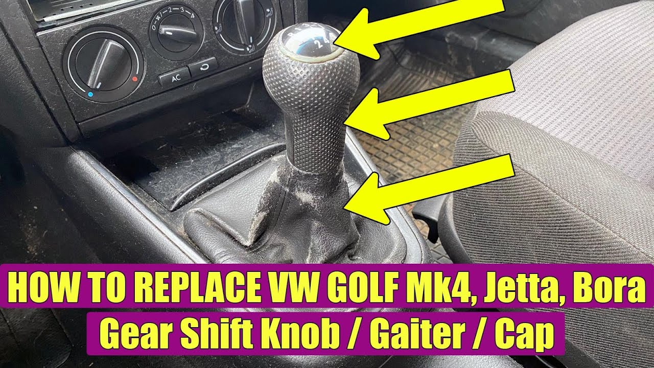 5 Gears Car Gear Shift Knob Cover For Golf 5 Mk5 R32 Golf 6 Mk6 Pu