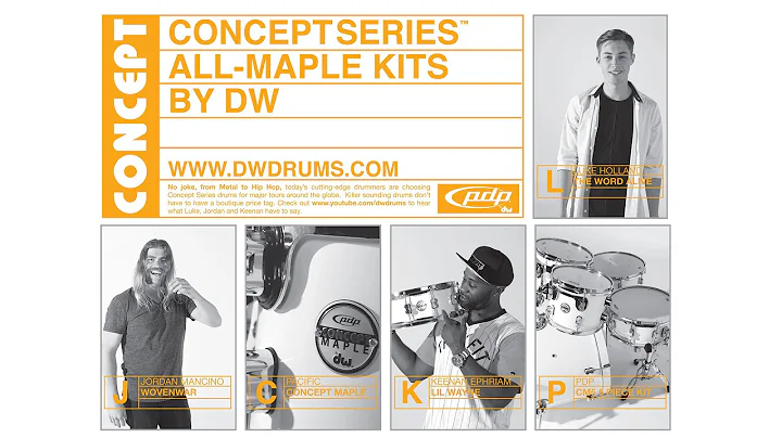 Concept Series All-Maple Kits By DW