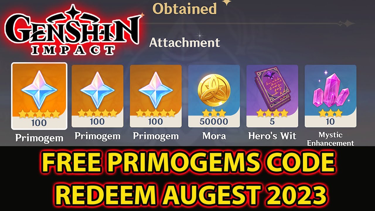 Genshin Impact Codes (December 2023) - Free Primogems, XP & more