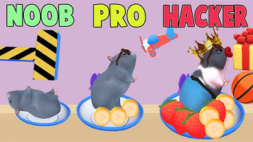 NOOB vs PRO vs HACKER I Hamster Maze