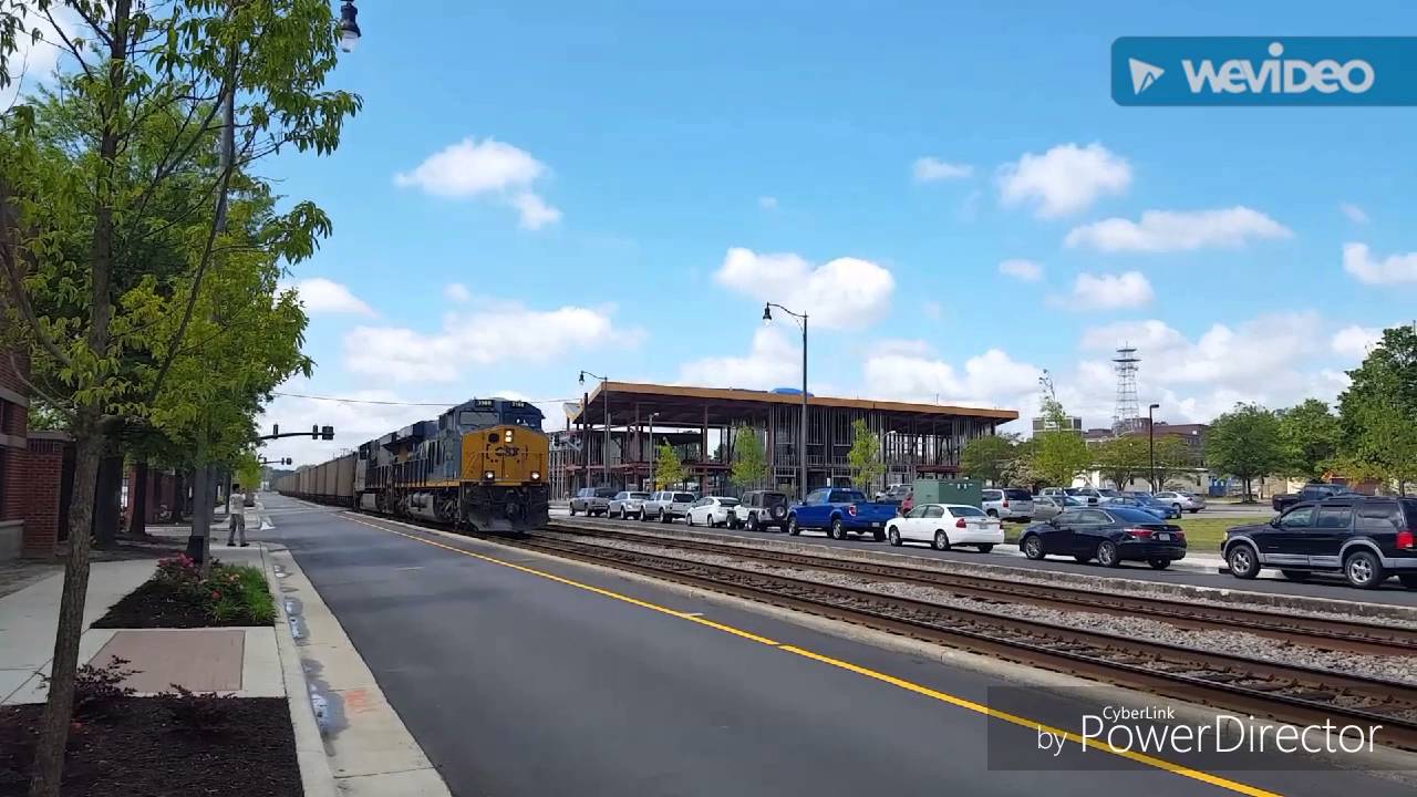 CSX (5263) ES40DC Leads Q409-20 Through Fayettvile N.C - YouTube