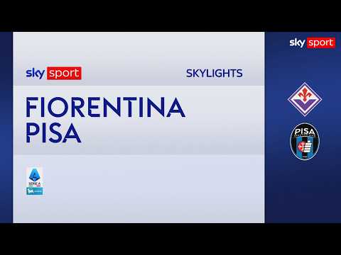 Video Fiorentina-Pisa 1-0: gli highlights | Serie A