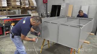 1 Tier Metal Locker Assembly