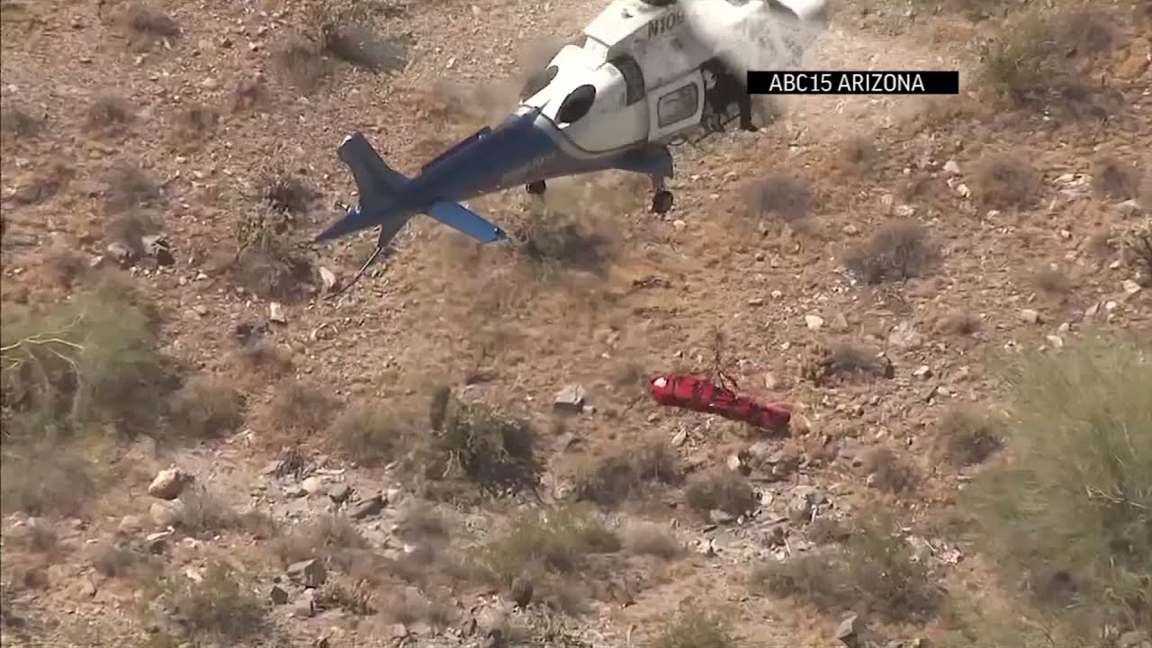 Chopper Rescue Turns Scary As Stretcher Spins Youtube 