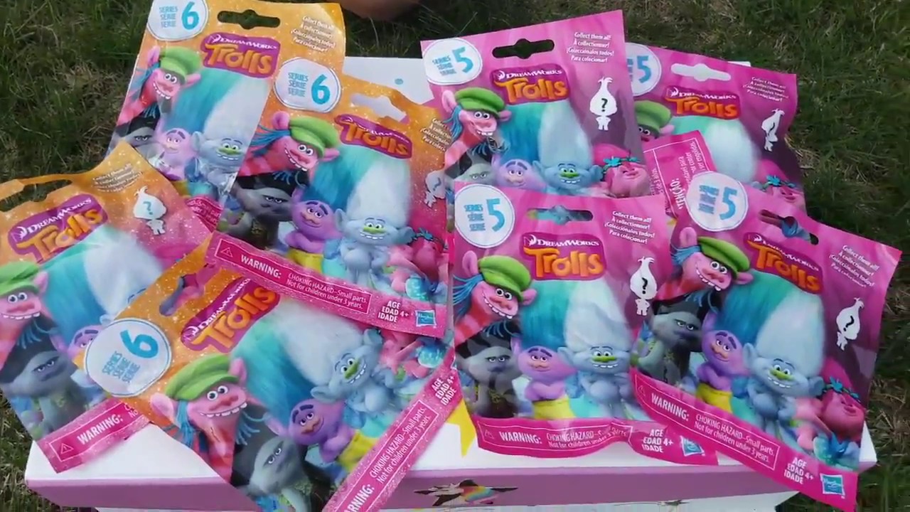 Trolls Dreamworks Blind Bags Series 5 & Series 6 Opening Surprise Toys YouTube