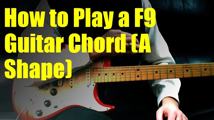 How to Play a F9 Guitar Chord (A Shape)