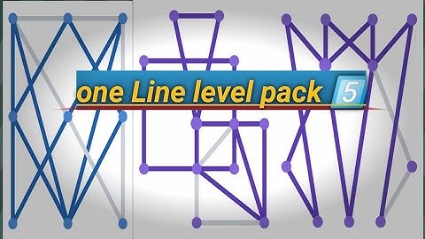 1 Line - one line with one touch Game || level pack 5 || Level 1 to 26 ||