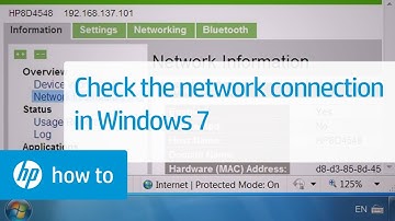 Checking the Network Connection in Windows 7 | HP Printers | HP