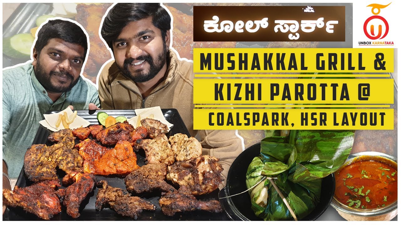Tasting Kizhi Parotta & Arabian Grill Platter at Coalspark Mutton