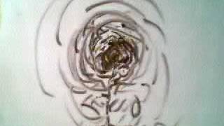 Blackboard Flower And Mess