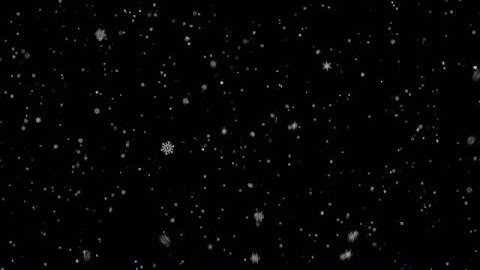 Gentle Snowflakes Falling  4K Loop Stock Motion Graphics