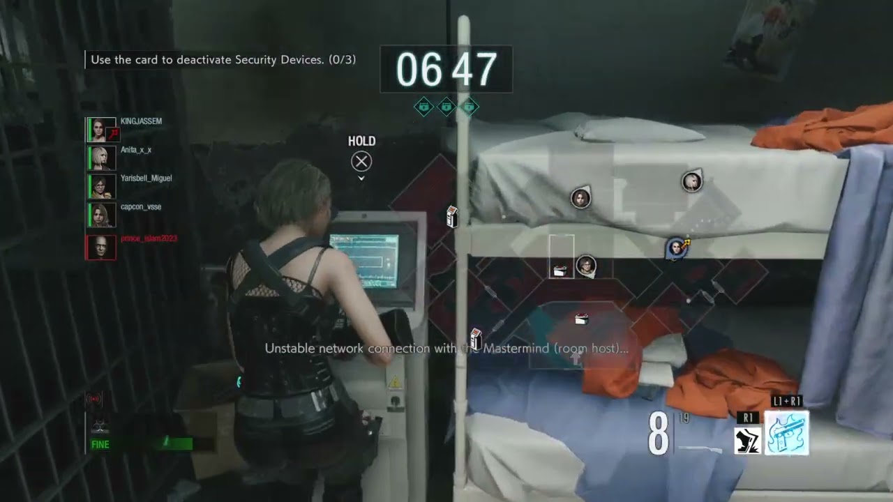 RESIDENT EVIL RESISTANCE congratulating my friend capcon_vsse on reaching rank 999 Becca 😎🥳🔥