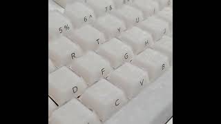AKKO Glassy Carbon Fiber Keycaps RGB Shine-Through Demo | KeebPilot