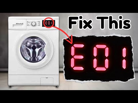 Erreur E01 sur votre machine à laver ? Découvrez la solution rapide utilisée par les experts !