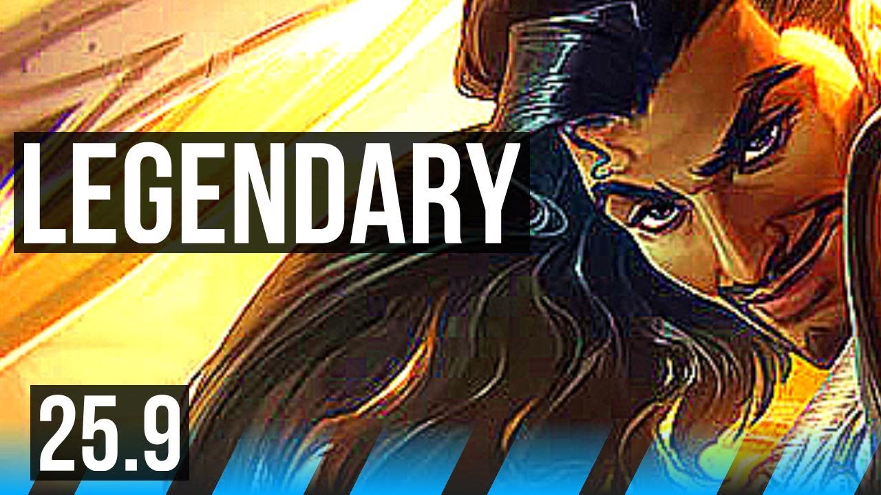 AKSHAN vs MEL (MID) | 51k DMG, Legendary, 24/6/8 | EUNE Master | 25.9