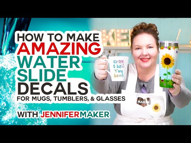 How to Apply Waterslide Decals to Tumblers 