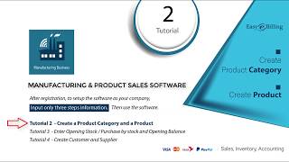 Manufacturing Business Software Create product Tutorial 2