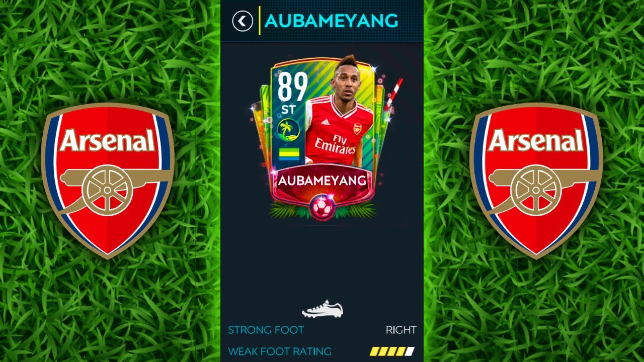 ALL AUBAMEYANG CARDS - FIFA Mobile 20