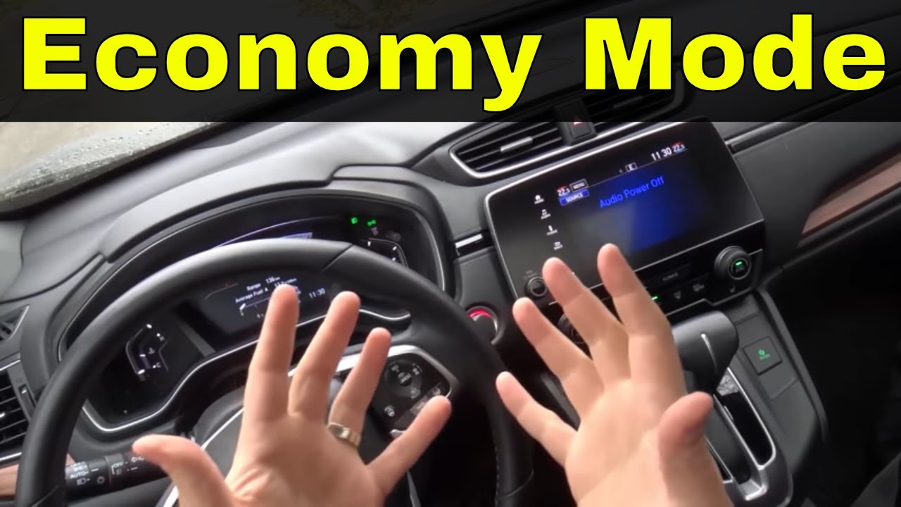 Driving A Honda CR-V In Economy Mode-Does It Make A Difference - YouTube