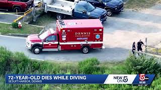 Man dies while scuba diving off Dennis