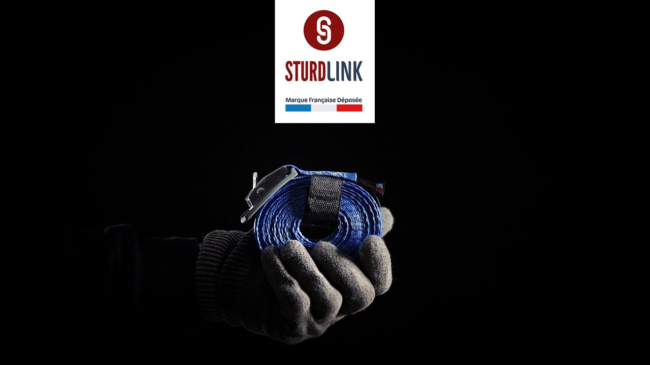 Sangle boucle à came & pad de protection - 250 daN